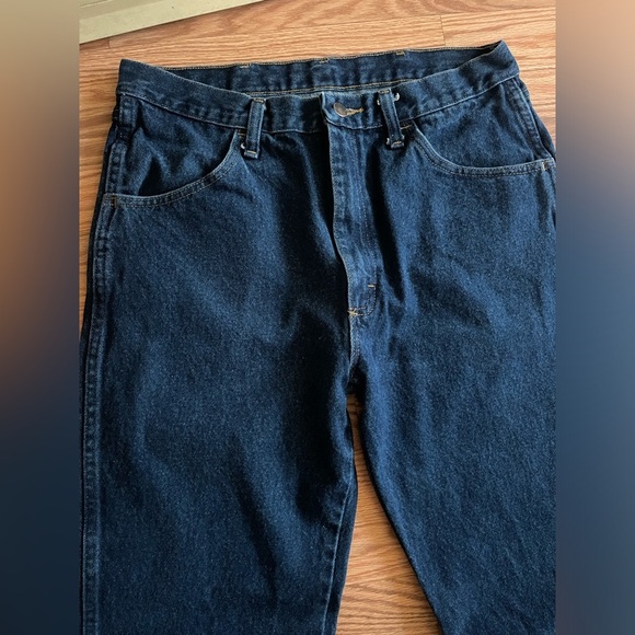 Rustler Dark Wash Jeans 34 x 34 - Picture 3 of 4